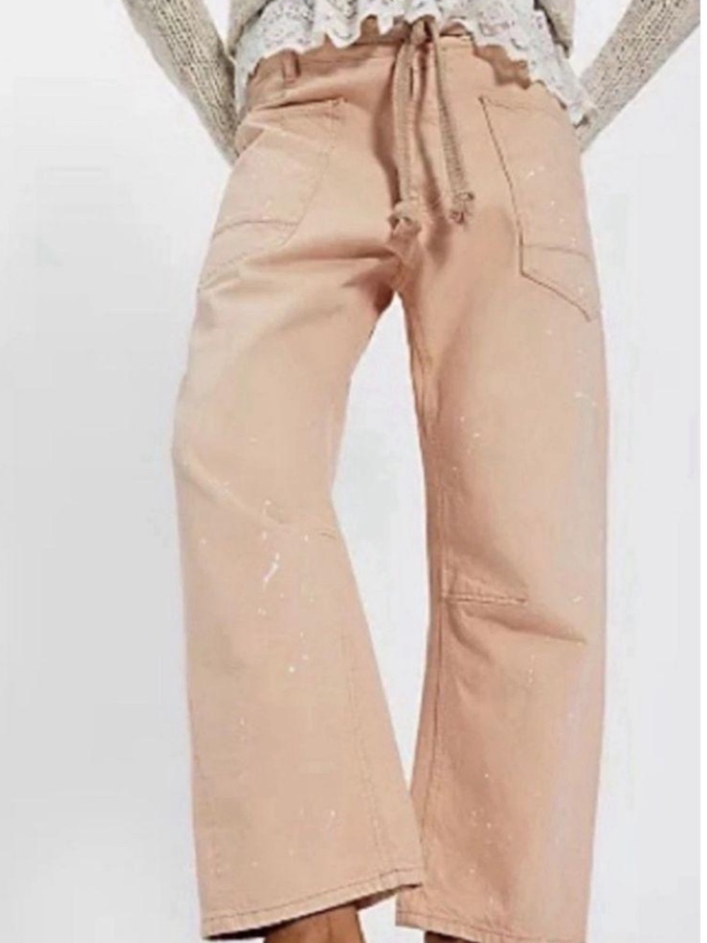 We The Free Moxie Low Slung in Pink Rose Size 28 NWT